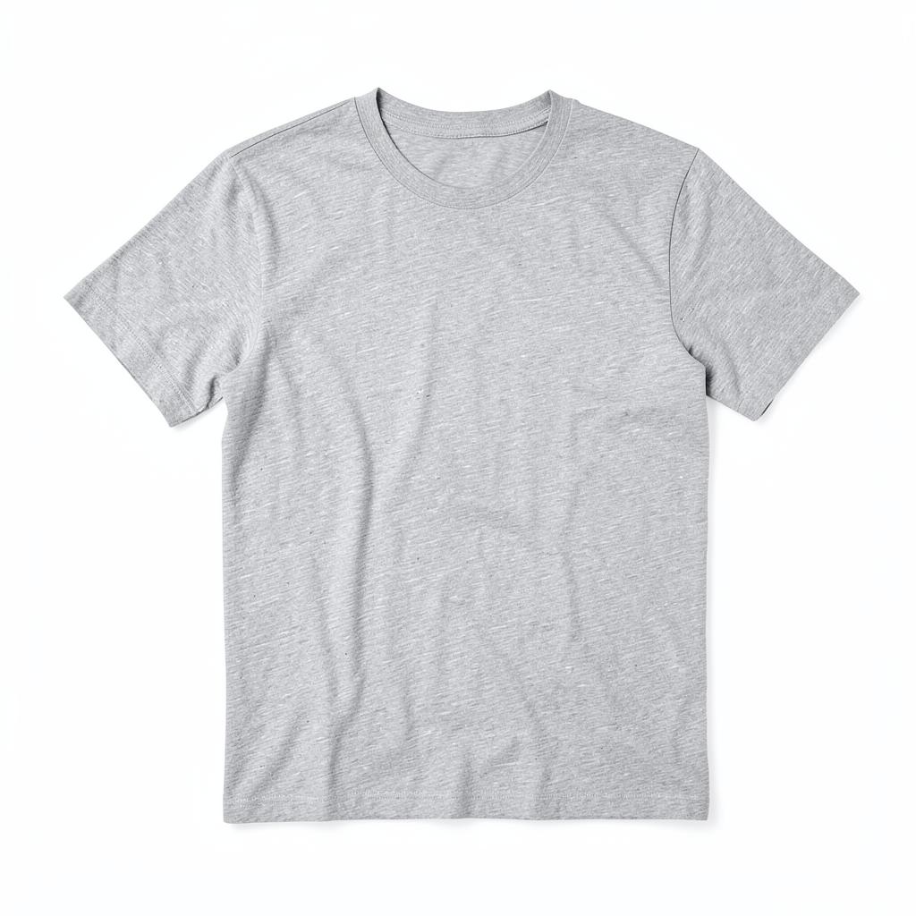 Port & Company PC61, front view, in Athletic Heather